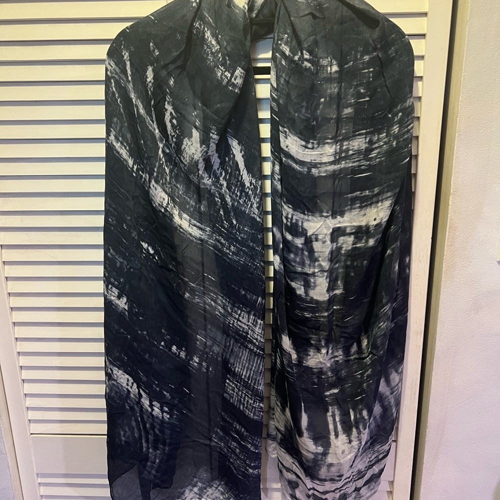 Shibori ( japanese tie dye) shawl, scarf